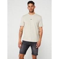 Boss Tchup Centre Logo T-Shirt - Light Beige