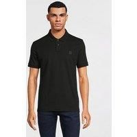 BOSS Passenger Short Sleeve Polo Shirt Black