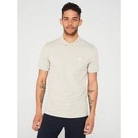 Boss Passenger Slim Fit Short Sleeve Polo Shirt - Light Beige