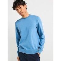 BOSS Mens Pascas Knit Jumper Sweater Pullover Top Pastel Blue XL
