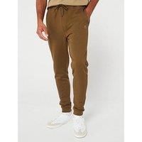 Hugo Boss Mens Track Bottoms Sestart Cotton Terry Drawstring Jogger in Khaki