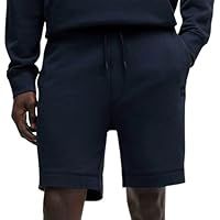 BOSS Mens Fleece Shorts Navy M