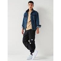 HUGO Mens Gadic242 Relaxed-fit Trousers in Structured Cotton