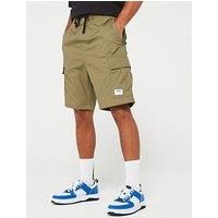 Hugo Blue Giulio242 Relaxed Fit Casual Shorts - Dark Khaki
