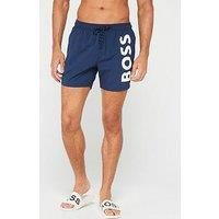 BOSS Men's Swim Trunks - Octopus, Swim Shorts,Swim Trunks, Woven, Logo, Einfar