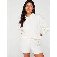 BOSS Women/'s CI_Hoodie Pyjama Longsleeve, Open White119, XXL