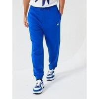 Hugo Blue Nompio Smiley Logo Cuff Joggers-Bright Blue
