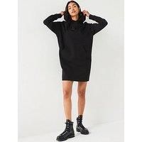 HUGO Women/'s Nevalia Jersey_Dress, Black1,