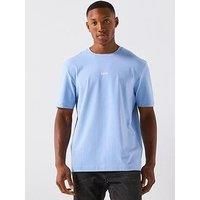 BOSS Mens TChup Logo-Print T-Shirt in Stretch Cotton