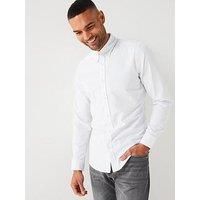 BOSS Mens Rickert M Button-Down Regular-fit Shirt in Oxford Cotton