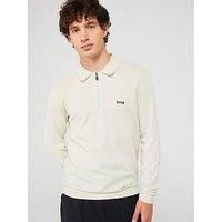 BOSS Momentum Lite Half Zip Sweater L Beige
