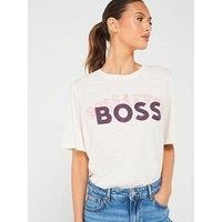 BOSS Women/'s C_Etabacky T_Shirt, Open White118,