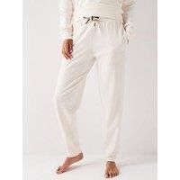 BOSS Women/'s CP Stripe_Pants Cuff Loungewear, Open White118, XL