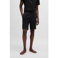 Hugo Tonal Logo Loungewear Shorts - Black