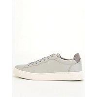 BOSS Women/'s Rhys_Tenn_fl Sneaker, Light/Pastel Grey, 4 UK