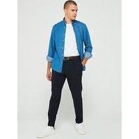 Boss Pepe Casual Waistband Stretch Turn Up Casual Trousers - Navy