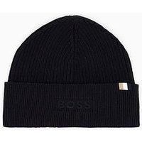 Boss Beanie Hat - Navy