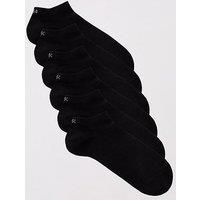 HUGO Mens 6P AS UNI CC Six-pack of cotton-blend ankle socks with logos