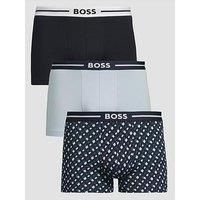 Boss 3 Pack Of Bold Mono Print Trunks - Multi