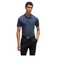 BOSS Mens Pallas Pallas Embroidered-Logo Polo Shirt in Cotton piqué