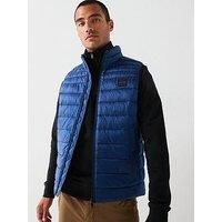 Boss Odeno1 Slim Fit Lightweight Gilet - Blue