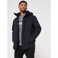 Boss J Havoc Quilted Down Parka - Dark Blue