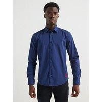 HUGO Men/'s Ermo shirt, Dark Blue407,
