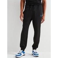 HUGO Men/'s Smiley Logo Cotton Sweatpants, Black Crow, XXL