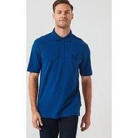 Boss C-Payto 23 Relaxed Fit Embroidered Logo Polo Shirt - Blue