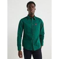 HUGO Men/'s Egrin shirt, Dark Green301,