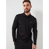 BOSS  C-Paley 01  men's Polo shirt in Black
