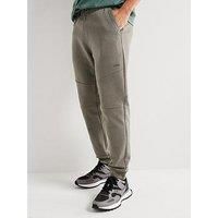 Boss Setwillnylon Relaxed Fit Nylon Trim Cuff Joggers - Grey