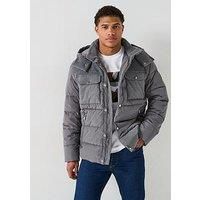 BOSS Water-Repellent C-Caniel Jacket Colour : Grey, Size : 44 CHEST