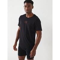 HUGO Men/'s Laze Loungewear_T_Shirt, Black1, S