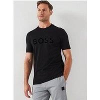 Boss C-Thompson 60 Regular Fit Satin Finish Logo T-Shirt - Black