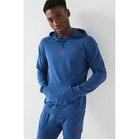 HUGO Men/'s Laze Hoodie Loungew_Sweatshirt, Dark Blue407, XL