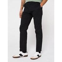 Boss C-Genius Tab Detail Slim Fit Casual Trousers - Black