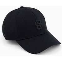 BOSS Mens Zed-B-Icon Cotton-Twill Cap with Embroidered Double B Monogram