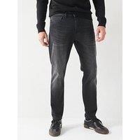 Boss Onyx Bo Soft Motion Tapered Fit Jeans - Grey