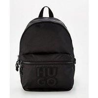 Hugo Malick 3D Logo Backpack - Black