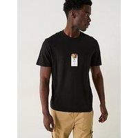 HUGO Dilesses Short Sleeve T-Shirt M Black
