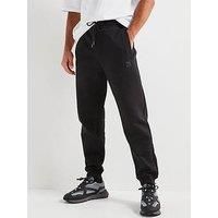 Hugo Dimacs Relaxed Fit Logo Cuff Joggers - Black