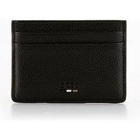 Boss Ray_S Corportate Logo Card Holder- Black
