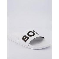 Boss Aryeh Contrast Logo Sliders - White/Black