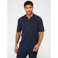 Boss Kamicino Knit Top - Dark Blue