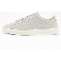 Boss Kieran Tennis Leather Trainers - Medium Beige