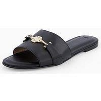 BOSS Women/'s Emberlyn_Slid10_VCHB Slide, Black, 4 UK