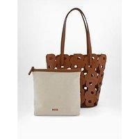 BOSS Women/'s B ICON Crossbody RF, Natural, One Size