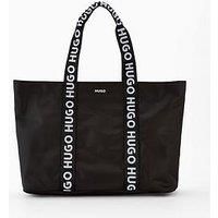 HUGO Women/'s Bel Tote Tote_Bag, Black, One Size