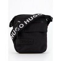 Hugo Colyns Tape Logo Crossbody Bag-Black
